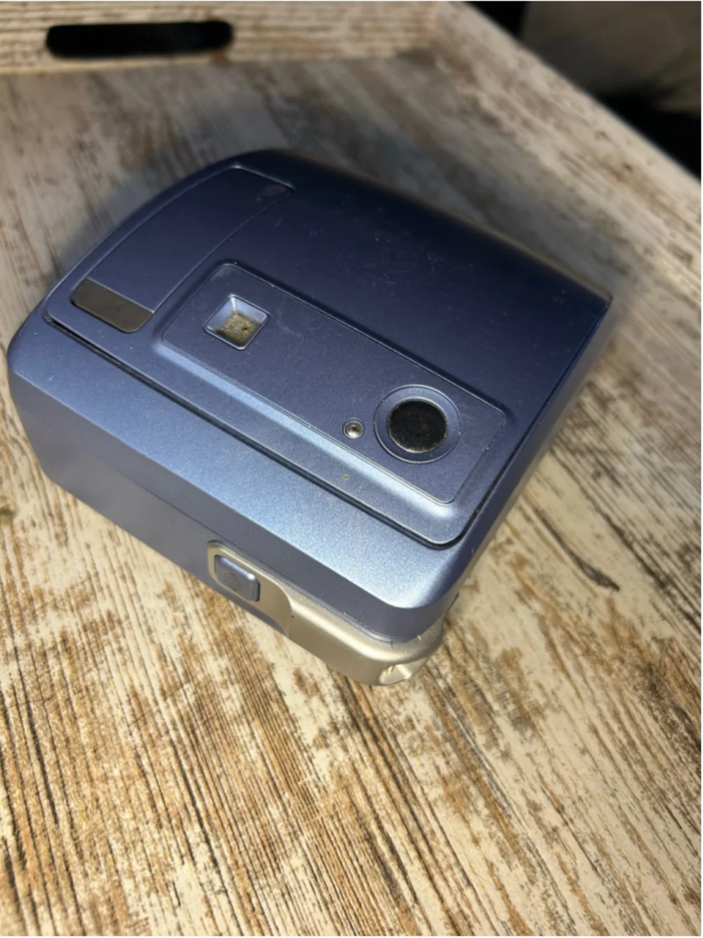 Polaroid One600 Instant Film Camera One Size Blue and Silver